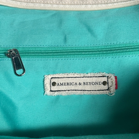 American & Beyond Handmade Colorful Patterned Tote Bag - Picture 2 of 5